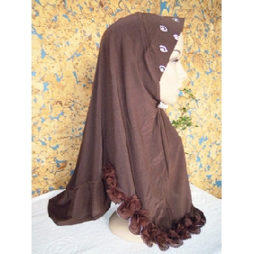 Brown  With Purfle Never Fade Ethnic Clothing