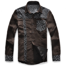 Gray Suit Slim New Tide Men's Shirts