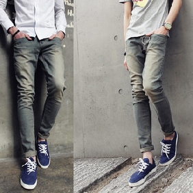 Slim New Tide Straight Men's Jeans