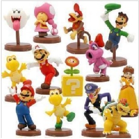 PVC 13 Styles Super Mario Bros Dolls