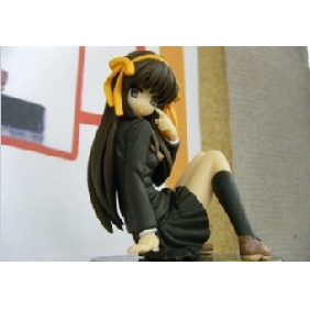 Black Long Hair Cute Girl Action Figure