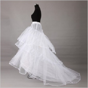 White Floor Length Tulle Bridal Petticoats