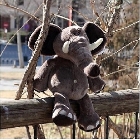 Elephant Shape Mini Size Lovely Stuffed & Plush Animal