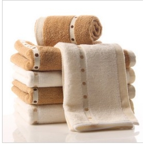 Brown With Stripes 100% Cotton Wash Towel