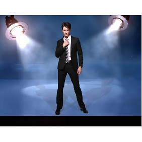 Black Fomal Wedding Slim Men's Suits