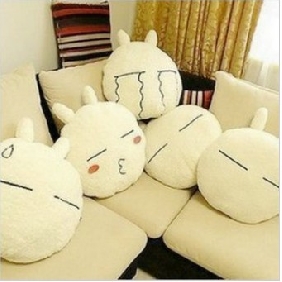 White Rabbit Shape Cushion Stuffed Plush Animal