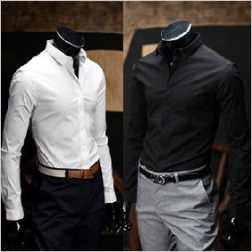 Long Sleeve With Buttons Casual Men's Shirts