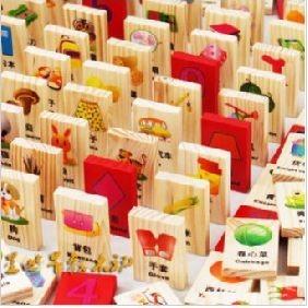 Baby Garden Wooden 100 Pieces Blocks