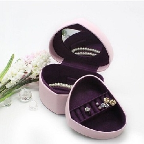 Heart Shape Pink Lovely Jewelry Boxes