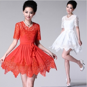 With Sleeves Lace Elegant Bridesmaid Dresses