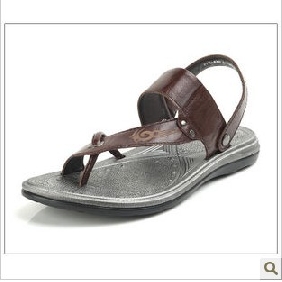 Beach Real Leather Fashion Men's Sandals