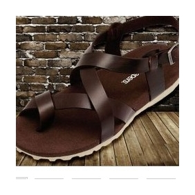 Dark Brown Leather Super Soft Men's Sandals