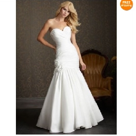 White Backless Beach Princess Wedding Dresses