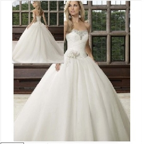 White Tulle Halter Church Princess Wedding Dresses