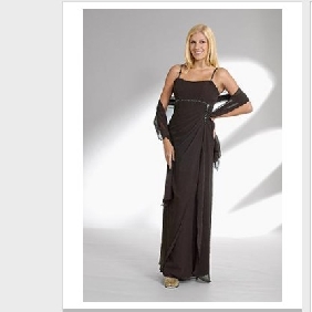 Coffee Chiffon Spaghetti Straps Mother of the Bride Dresses