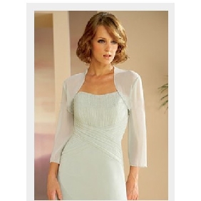 Light Green With Sleeves Ankle Length Mother of the Bride Dresses