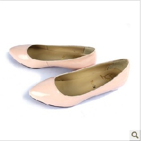 Pink Pointed Flats Women's Bridal Shoes