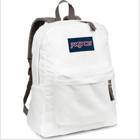 White Wholesale Jansport Canvas Hiking Backpacks