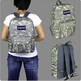 Army Green Nylon Large Capacity Jansport Hiking Backpacks