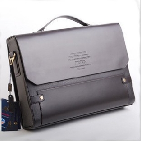 Men's Business With Zipper Leather Briefcases