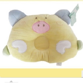 Cartoon Style Light Yellow Babies Sleeping Pillow