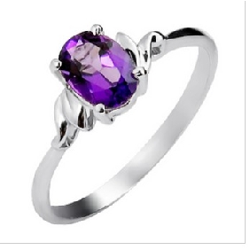 Elegant Fashion Purple Diamond Wedding & Engagement Rings
