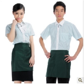 Green Casual Japanese Restaurant Uniforms