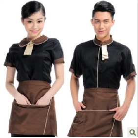 Black Japanese Restaurant Summer Uniforms