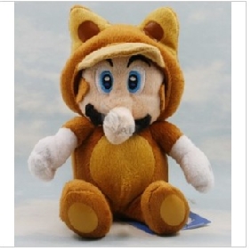 Brown Long Tail Super Mario Stuffed & Plush Dolls