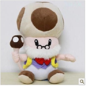 Mushroom Style Old Men's Shape Super Mario Stuffed & Plush Dolls