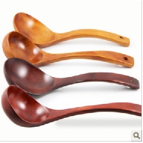4 Pieces Spoon Handmade Wooden Dinnerware