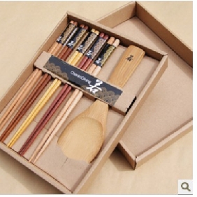 Chopsticks Environmental Handmade Wooden Dinnerware