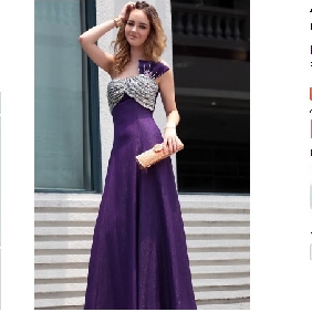 Purple Ankle Length Backless One Shoulder Bridesmaid Dresses