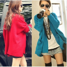 Long Sleeves Windproof Loose Casual Women's Sweaters