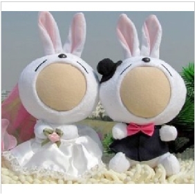 Mini Size White Mashimaro Bride & Groom Stuffed & Plush Animal
