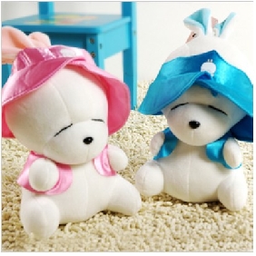 White Mashimaro Bride & Groom Cute Lovely Stuffed & Plush Animal