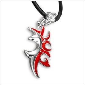 Silver Red Fashion Stylish Lord Of The Rings Necklaces