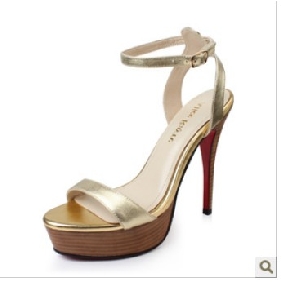 Gold Fashion Sexy High Heel Women's Sandals