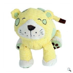 Yellow Leopard Shape Canvas Stuffed & Plush Animal