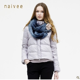 Silver Gray With Stripes Elegant Women's Jackets & Coats
