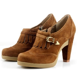 Brown With Tassel Winter Fashion Women's Casual Shoes