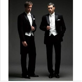 Black Single Breasted Slim Five Pieces Groom Tuxedos
