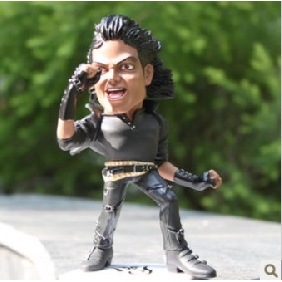 Black Michael Jackson Medium Size Action Figure