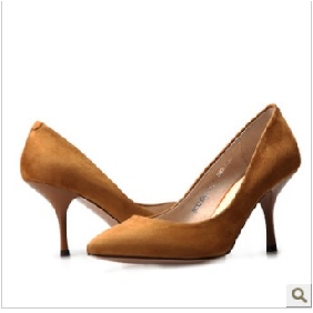 Brown Elegant Casual High Heel Women's Dress Shoes
