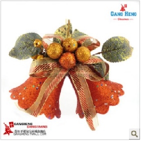 20*10cm Red Copper PVC 7 Pieces Christmas Decorations
