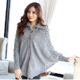 Gray Woven Bat Style Casual Women's Tank Tops
