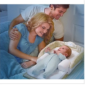 Beige Super Soft Pure Cotton Baby Snuggle Nest