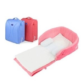 Pink Adjustable Pure Cotton Baby Snuggle Nest