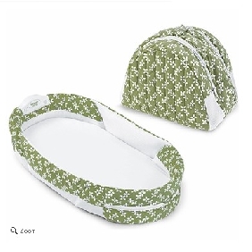 Green Portable Oval Shape Baby Snuggle Nest