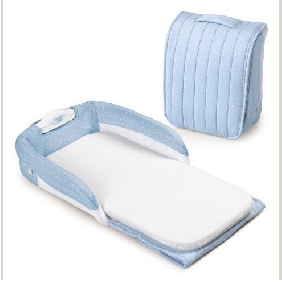 Blue With Stripes Newborns Suitable Baby Snuggle Nest